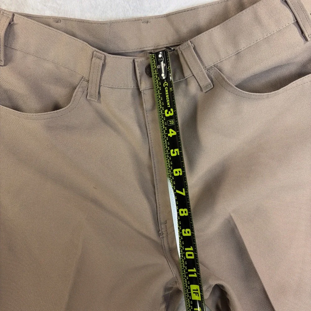Vintage Levi's Action Slacks Mens 34x30 Tan Sta-Prest Straight Leg Trousers